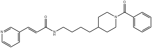 658084-64-1   (2E)-N-[4-(1-苯甲?；?4-哌啶基)丁基]-3-(3-吡啶基)-2-丙烯酰胺