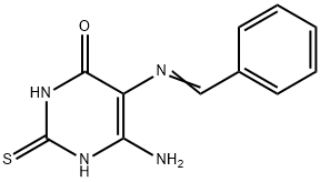 64232-83-3   6-Amino-2,3-dihydro-5-[(phenylmethylene)amino]-2-4(1H)-pyrimidineone