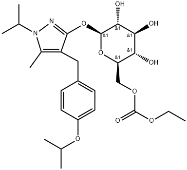 442201-24-3  瑞格列凈   ReMogliflozin etabonate