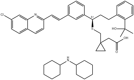 577953-88-9   孟魯司特外消旋體  Montelukast Dicyclohexylamine Salt