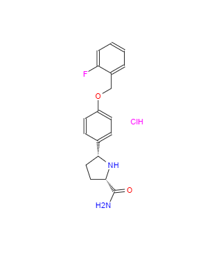 CAS：934240-31-0，(2S,5R)-5-(4-((2-氟芐基)氧基)苯基)吡咯烷-2-甲酰胺鹽酸鹽 