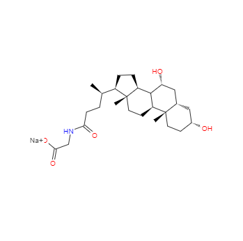 CAS：16564-43-5，甘氨鵝去氧膽酸鈉 