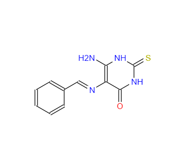 CAS：64232-83-3，6-氨基-5-(苯亞甲基氨基)-2-硫代-2,3-二氫嘧啶-4(1H)-酮 