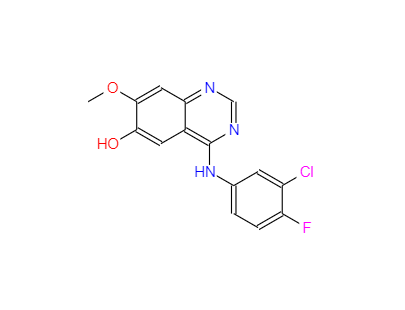 CAS：184475-71-6，4-(3-氯-4-氟苯氨基)-7-甲氧基喹唑啉-6-醇 
