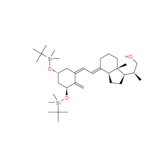 CAS：128387-35-9，(1Α,3Β,5E,7E)-20-羥甲基-9,10-開環(huán)膽甾-1,3,-雙叔丁基二甲基硅氧基-5,7,10(19)-三烯