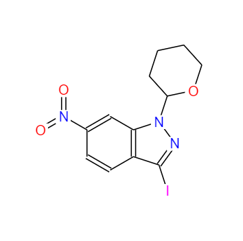 CAS：886230-74-6，3-碘-6-硝基-1-(四氫-2H-吡喃-2-基)-1H-吲唑