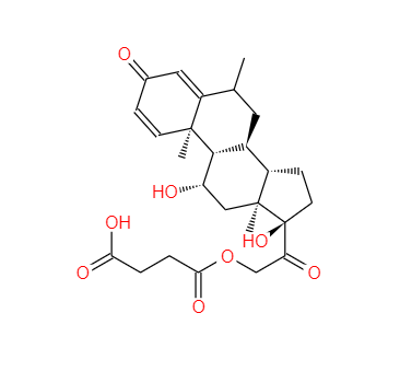 CAS：2921-57-5，甲基潑尼松龍琥珀酸酯