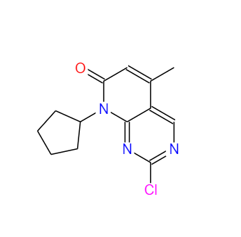 CAS：1013916-37-4，2-氯-8-環(huán)戊基-5-甲基-8H-吡啶并[2,3-D]嘧啶基-7-酮 