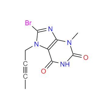 CAS：666816-98-4，8-溴-7-(2-丁炔基)-3,7-二氫-3-甲基-1H-嘌呤-2,6-二酮 
