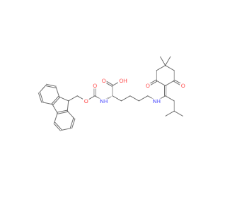 CAS：204777-78-6，N-芴甲氧羰基-N'-[1-(4,4-二甲基-2,6-二氧代環(huán)己基亞甲基)-3-甲基丁基]-L-賴氨酸