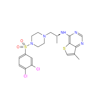 CAS：1017606-66-4，(S)-N-(1-(4-((3,4-二氯苯基)磺?；?哌嗪-1-基)丙烷-2-基)-7-甲基噻吩并[3,2-d]嘧啶-4-胺