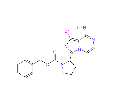 CAS：1420478-88-1，(S)-苯基 2-(8-氨基-1-溴咪唑[1,5-A]吡嗪-3-基)吡咯烷-1-羧酸酯