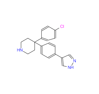 CAS：857531-00-1，4-(4-氯苯基)-4-[4-(1H-吡唑-4-基)苯基]哌啶