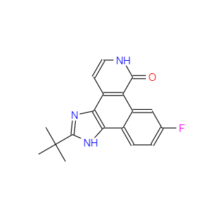 CAS：457081-03-7，2-(1,1-二甲基乙基)-9-氟-1,6-二氫-7H-苯并[H]咪唑并[4,5-F]異喹啉-7-酮 