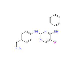 CAS：916603-07-1，N2-(4-(氨甲基)苯)-5-氟-N4-苯基嘧啶-2,4-二胺