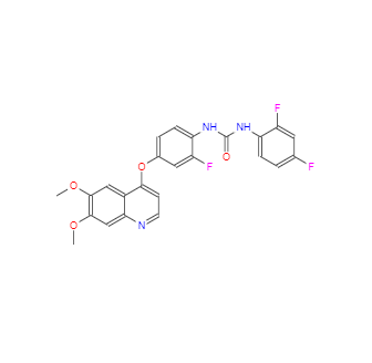 CAS：228559-41-9，N-(2,4-二氟苯基)-N'-[4-[(6,7-二甲氧基-4-喹啉基)氧基]-2-氟苯基]脲