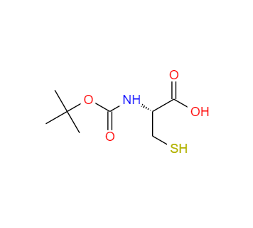 CAS：20887-95-0，(R)-2-((叔丁氧羰基)氨基)-3-巰基丙酸 