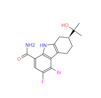 CAS：1643156-23-3，(S)-5-bromo-6-fluoro-2-(2-hydroxypropan-2-yl)-2,3,4,9-tetrahydro-1H-carbazole-8-car
