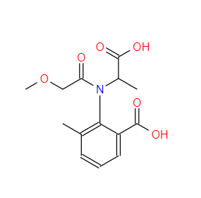 CAS：104390-56-9，2-(n-(1-羧乙基)-2-甲氧基乙酰胺基)-3-甲基苯甲酸