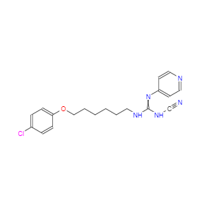 CAS：200484-11-3，N-[6-(4-氯苯氧基)己基]-N'-氰基-N''-4-吡啶基胍